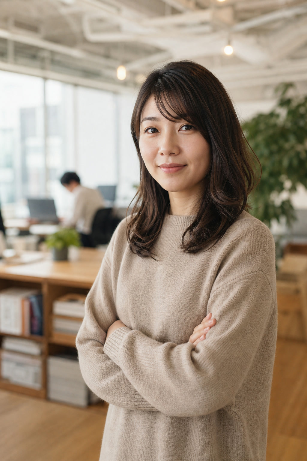 女性のポートレート写真